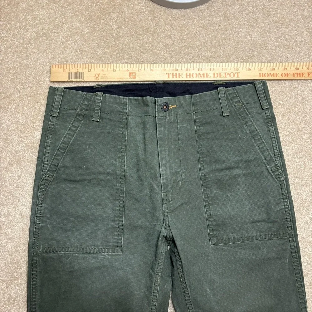 Levis Skateboarding Cordura Fatigue Pants Mens 33x30 Green Military OG 107 Style